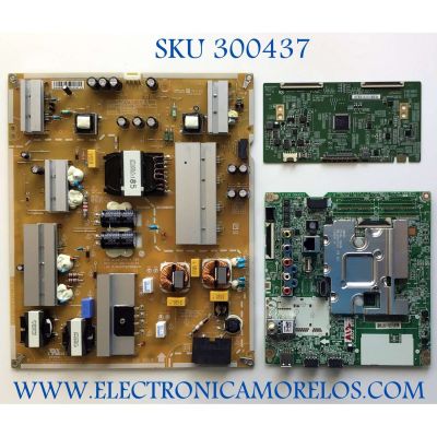 KIT DE TARJETAS PARA TV LG / MAIN EBT66197503 / EAX68253605 / DAEBT000-0134 / T-CON 44-9771511O / C-PCB_HV750QUB-N9D / 47-6021199 / FUENTE EAY64908601 / LGP75T-18U1 / 64908601 / PANEL NC750DQE-ABGR3 / MODELO  75UN7070PUC